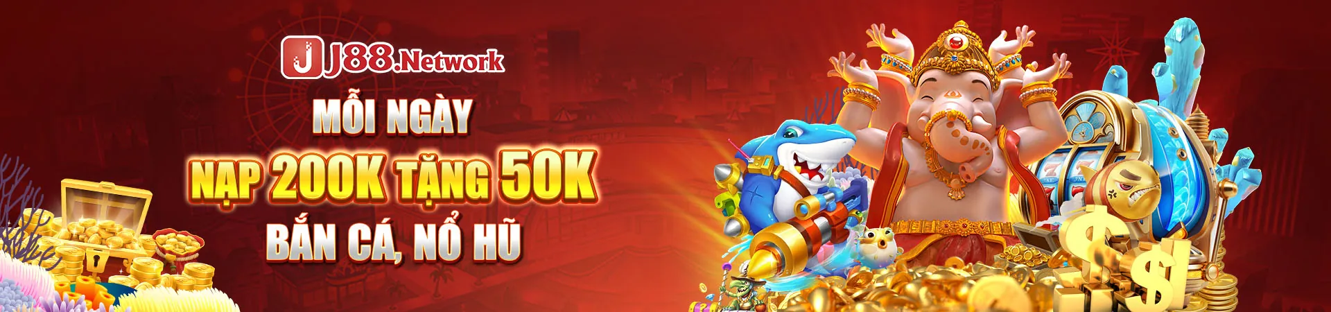 Banner khuyến mãi độc quyền của BJ88VN APP